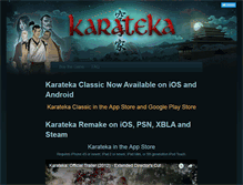 Tablet Screenshot of karateka.com